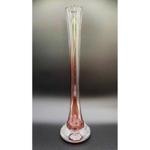 Kreativ Bosco-Art Dubrovnik Crystal Vase With Etched Ship - VINTAGE